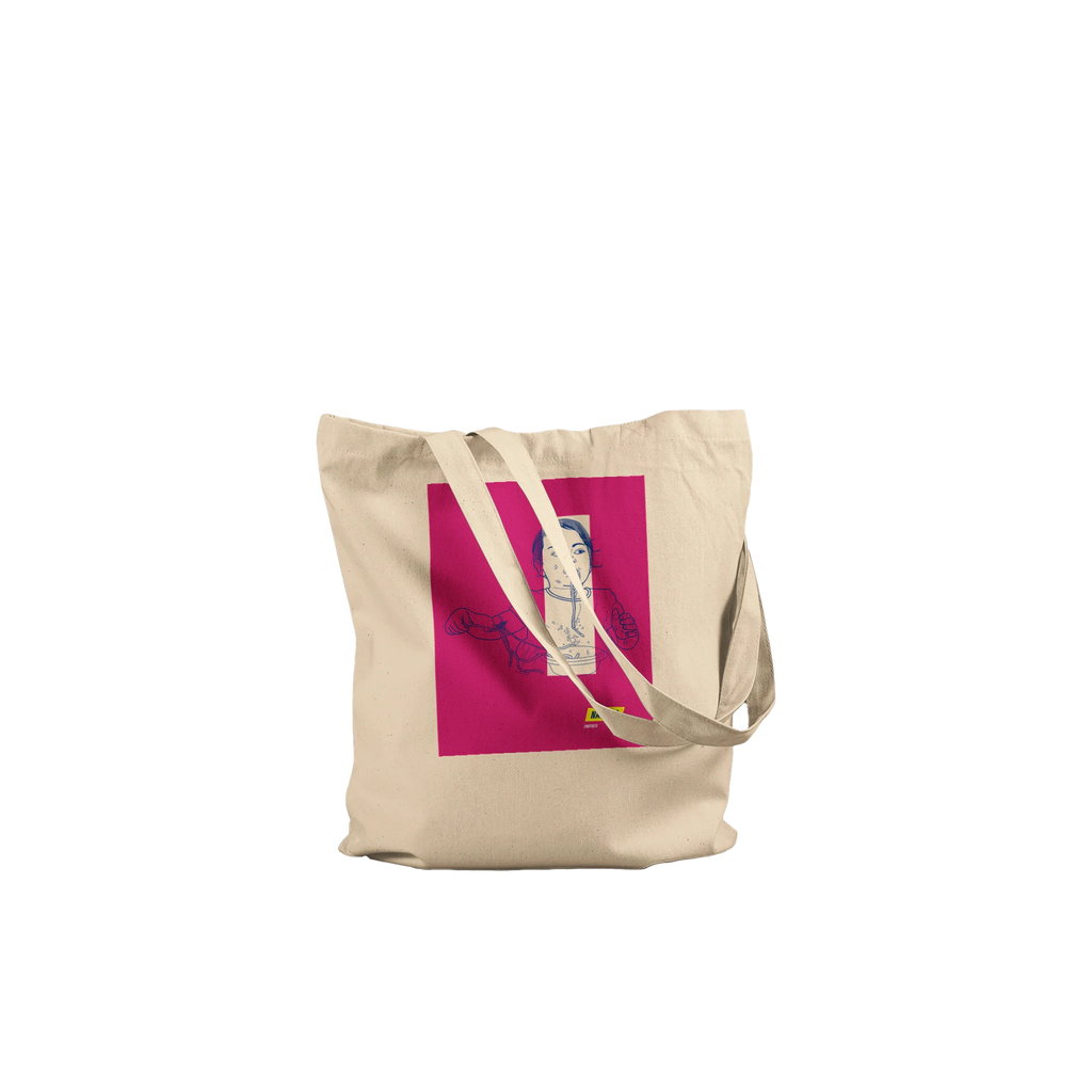 tot bag imprimée ilustration