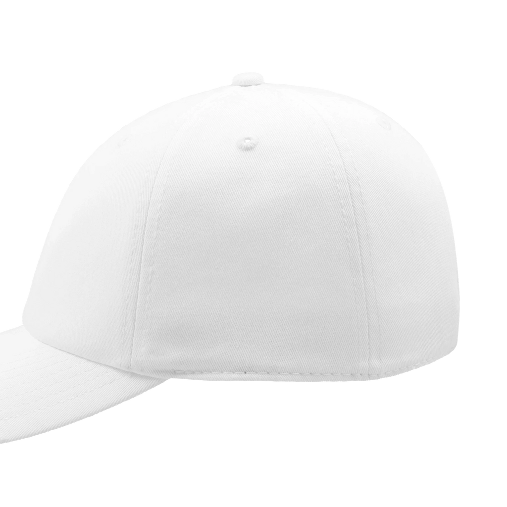casquette coton blanche logo broderie
