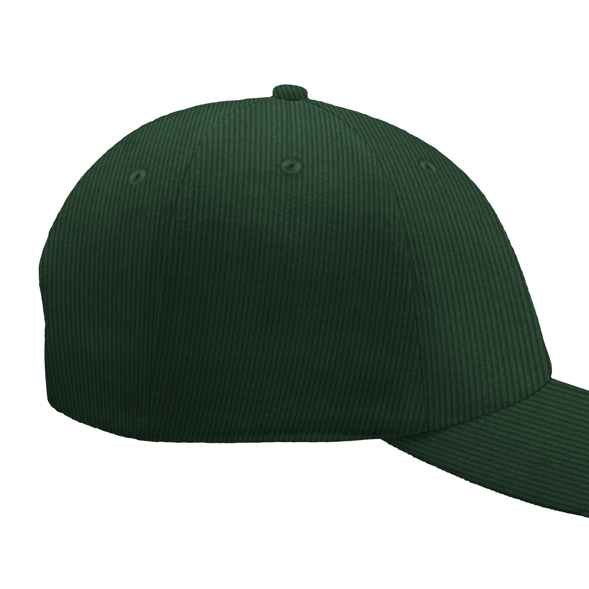 casquette velours cotele vert broderie
