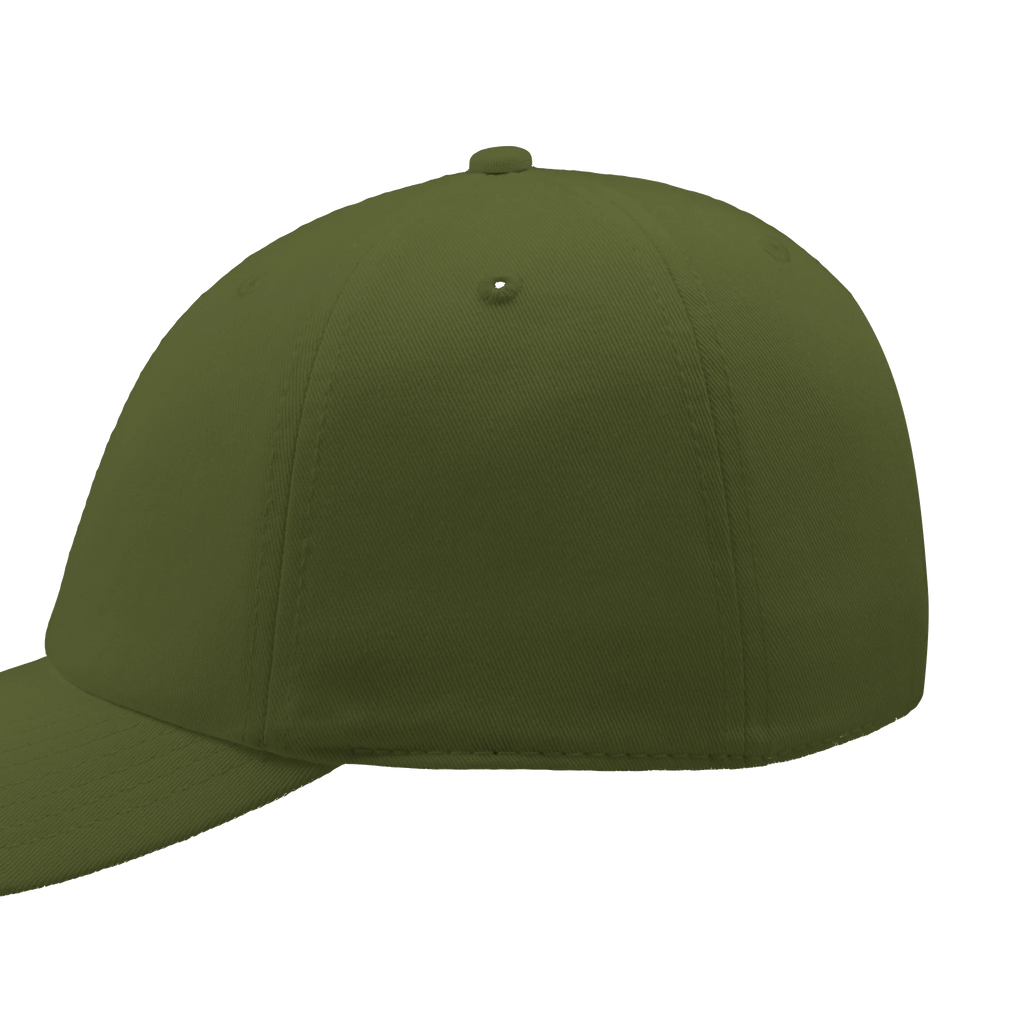 casquette verte logo broderie fermeture arrière