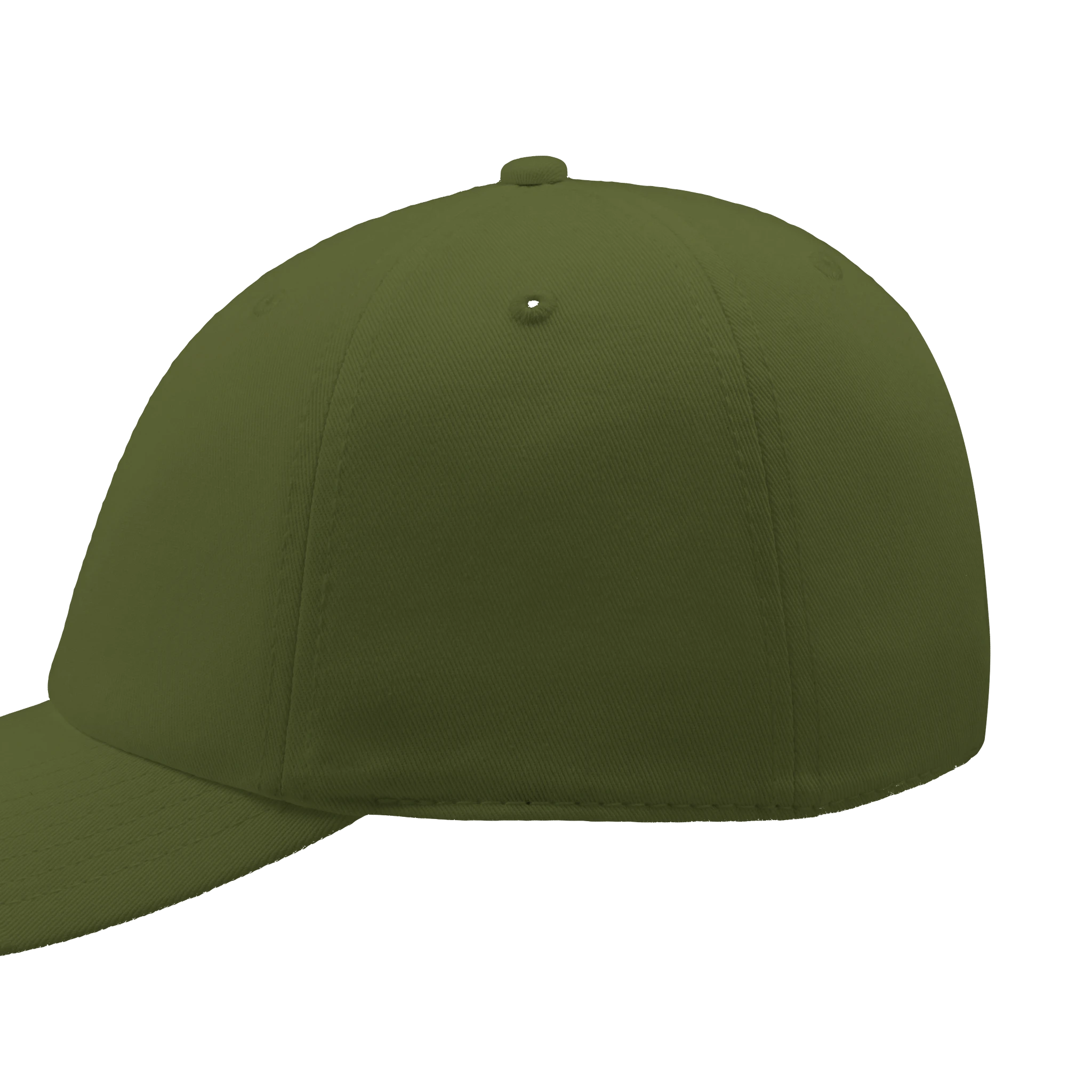 casquette verte logo broderie fermeture arrière