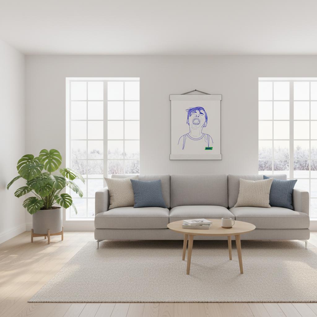 décoration illustration baguette en bois