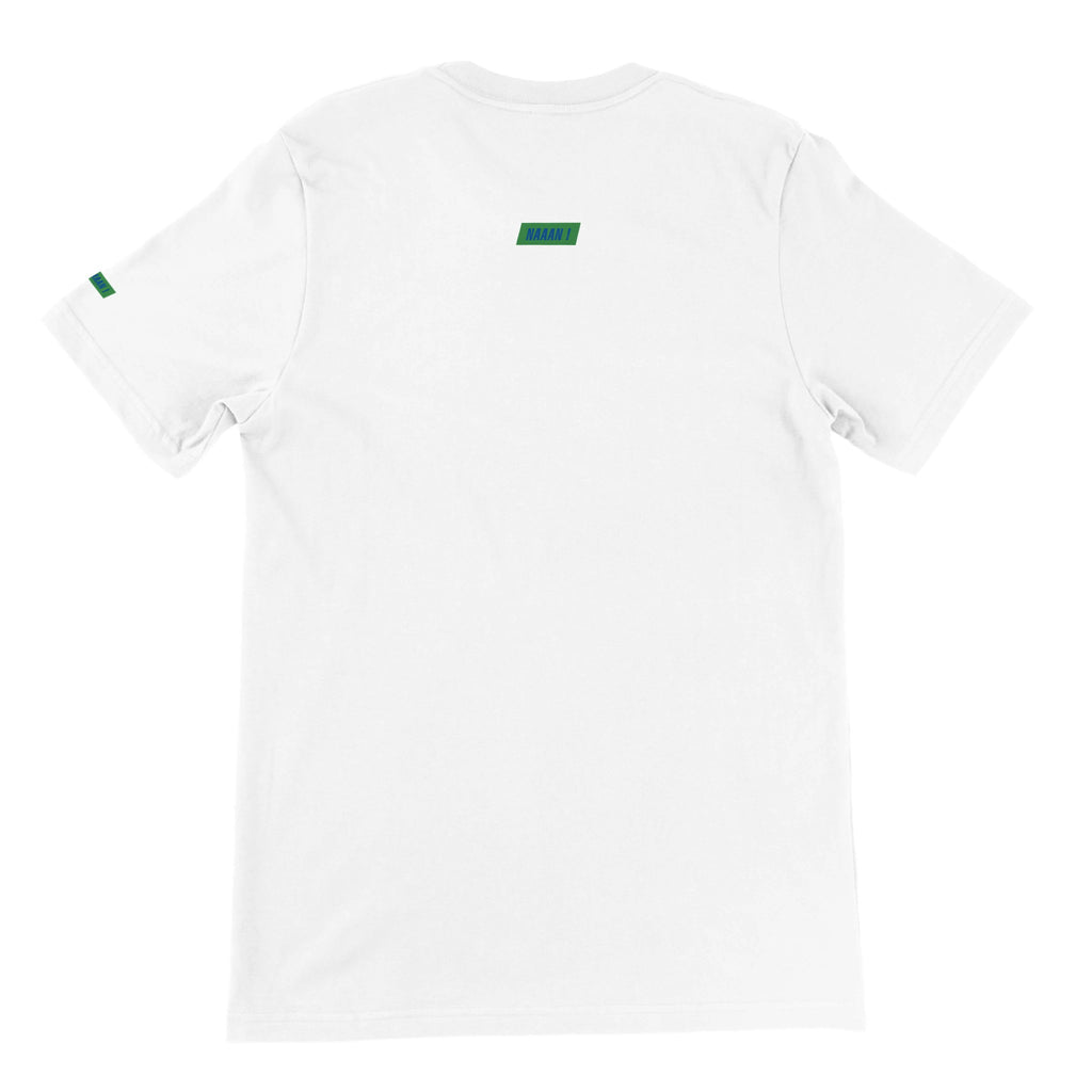 tee-shirt blanc-detail dos logo