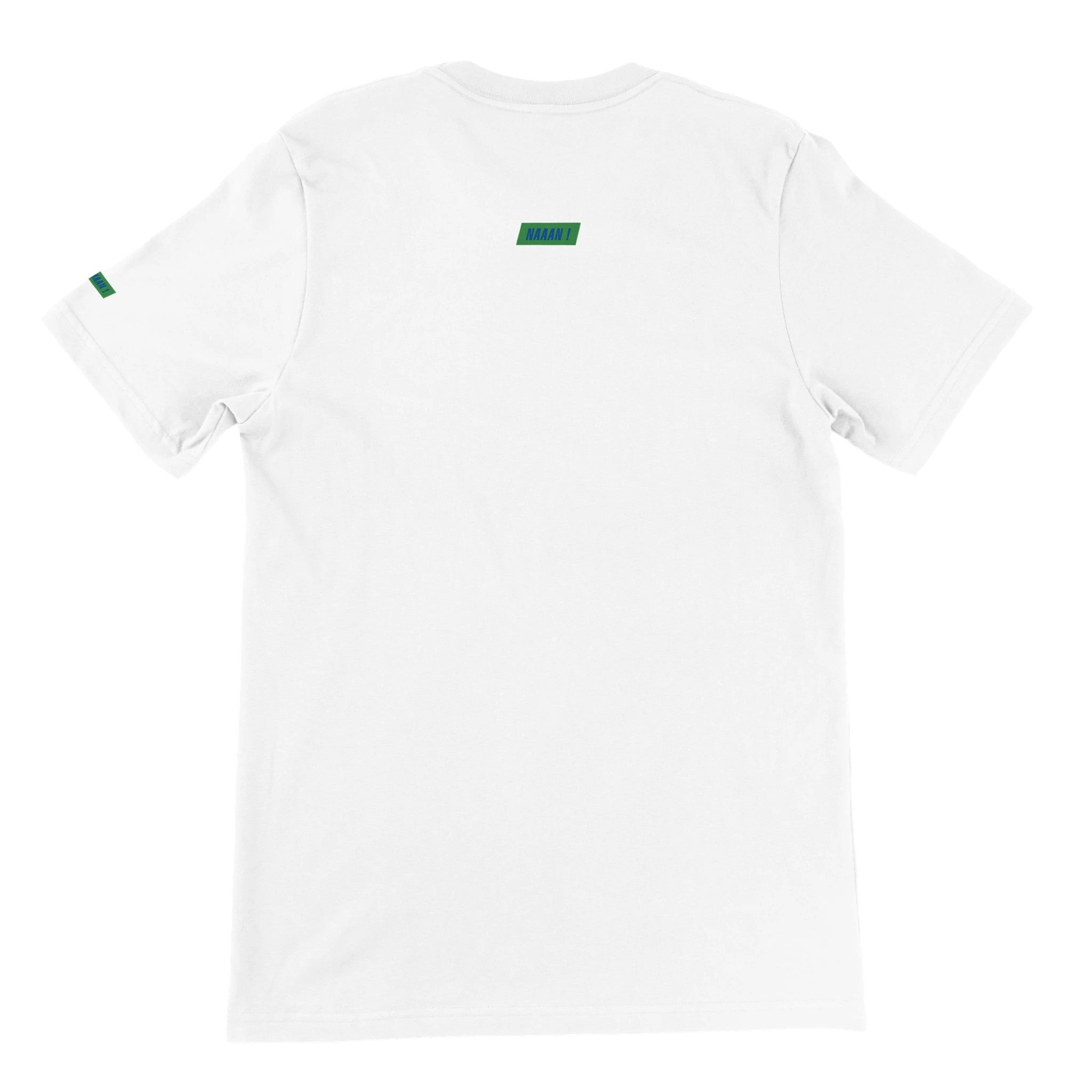 tee-shirt blanc-detail dos logo