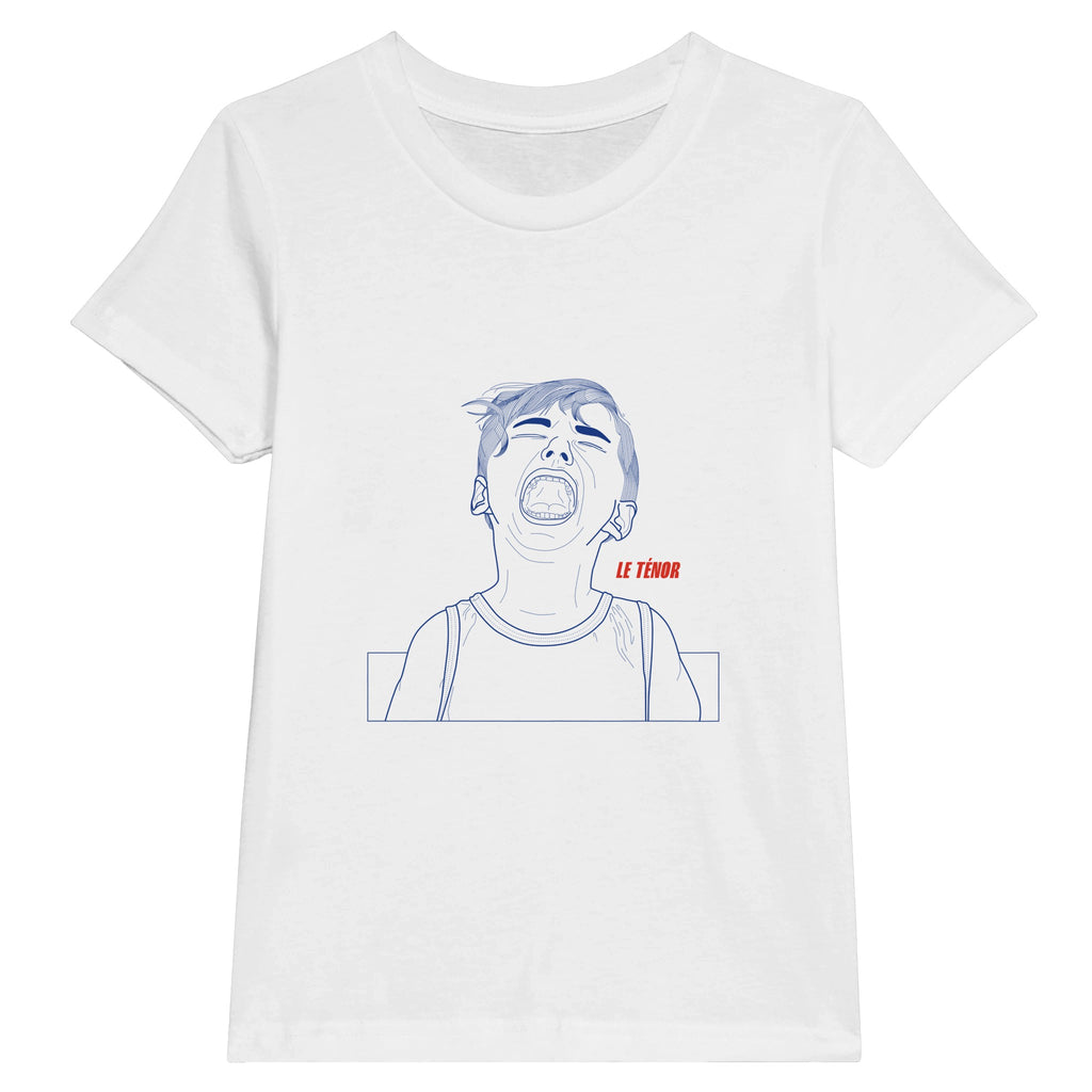 tee-shirt blanc enfant en coton