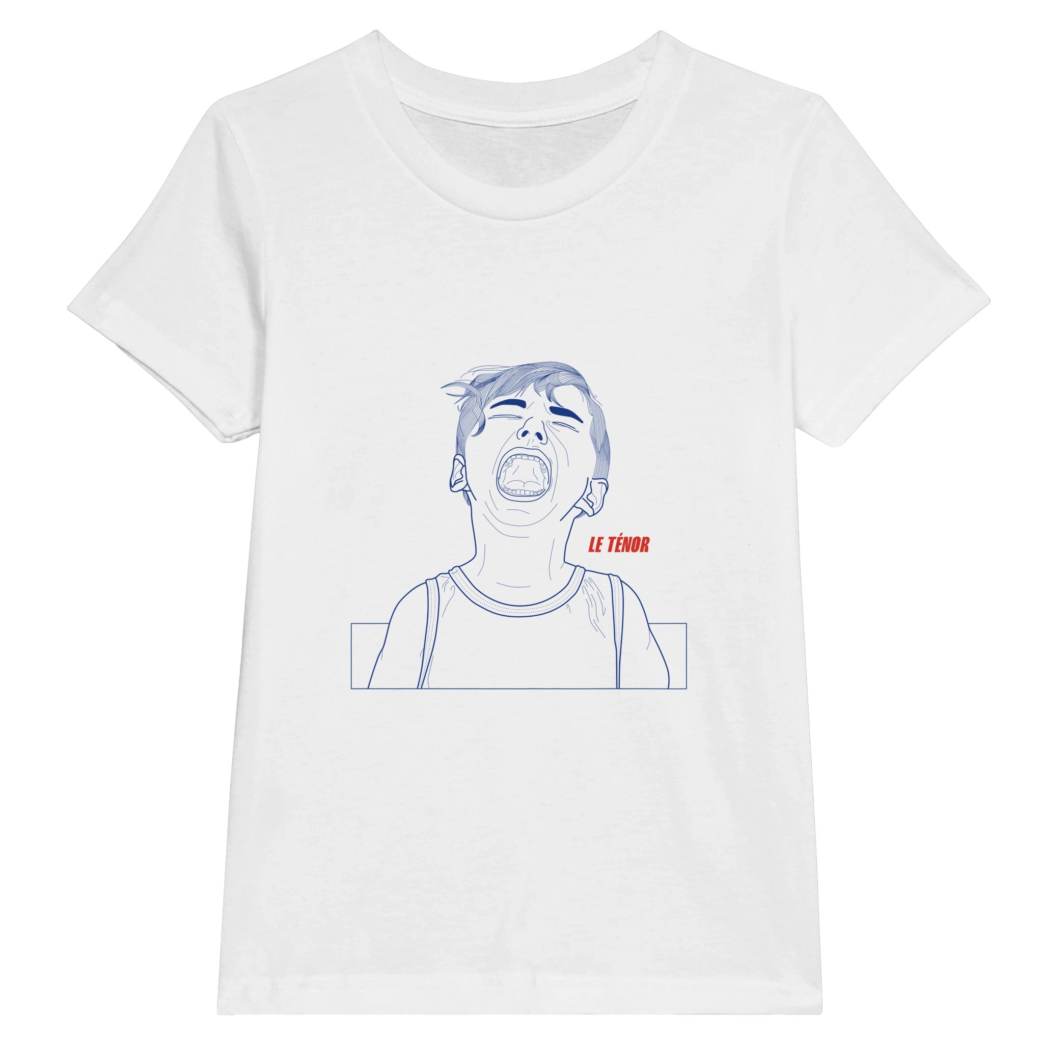 tee-shirt blanc enfant en coton