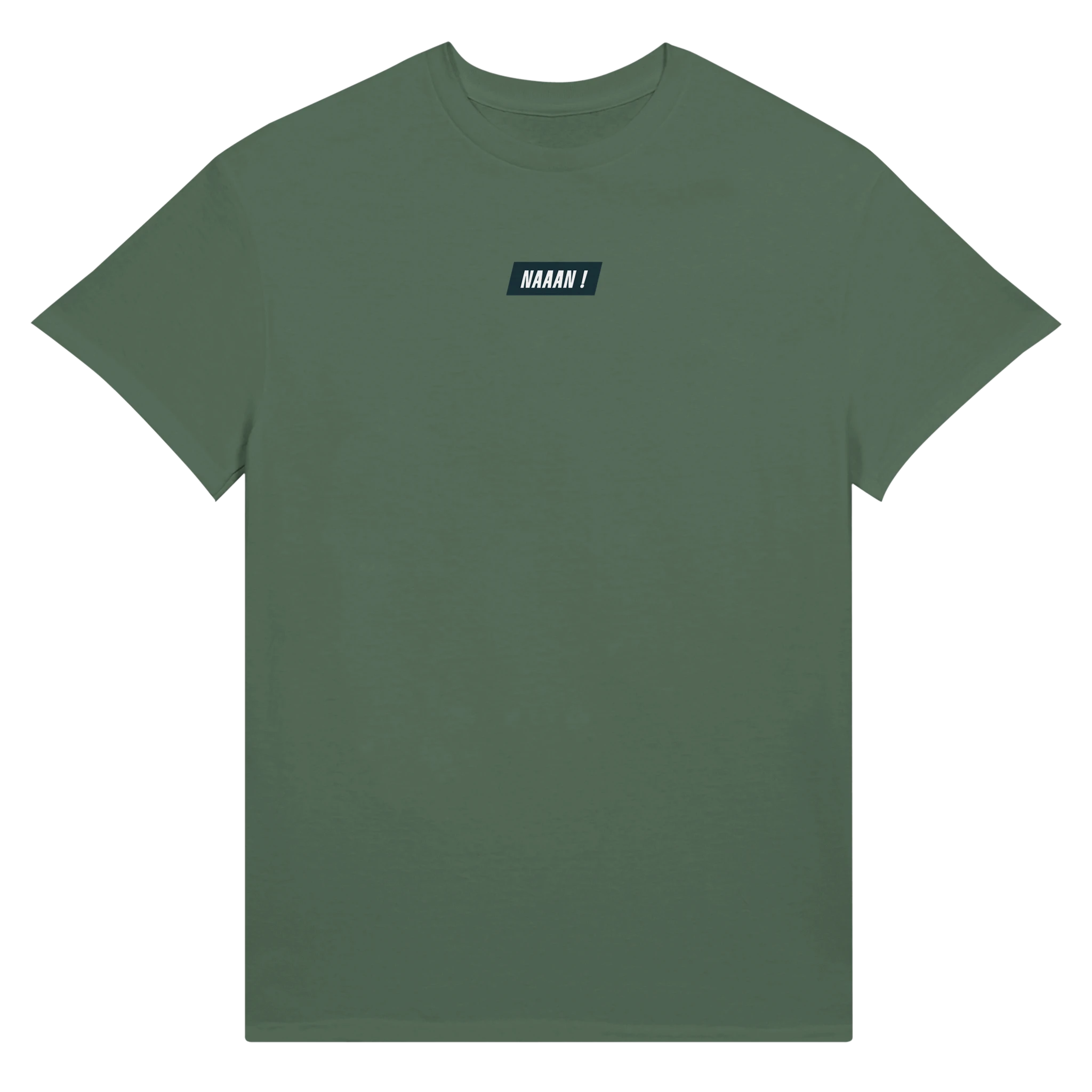 tee-shirt vert unisexe en coton logo vert avant